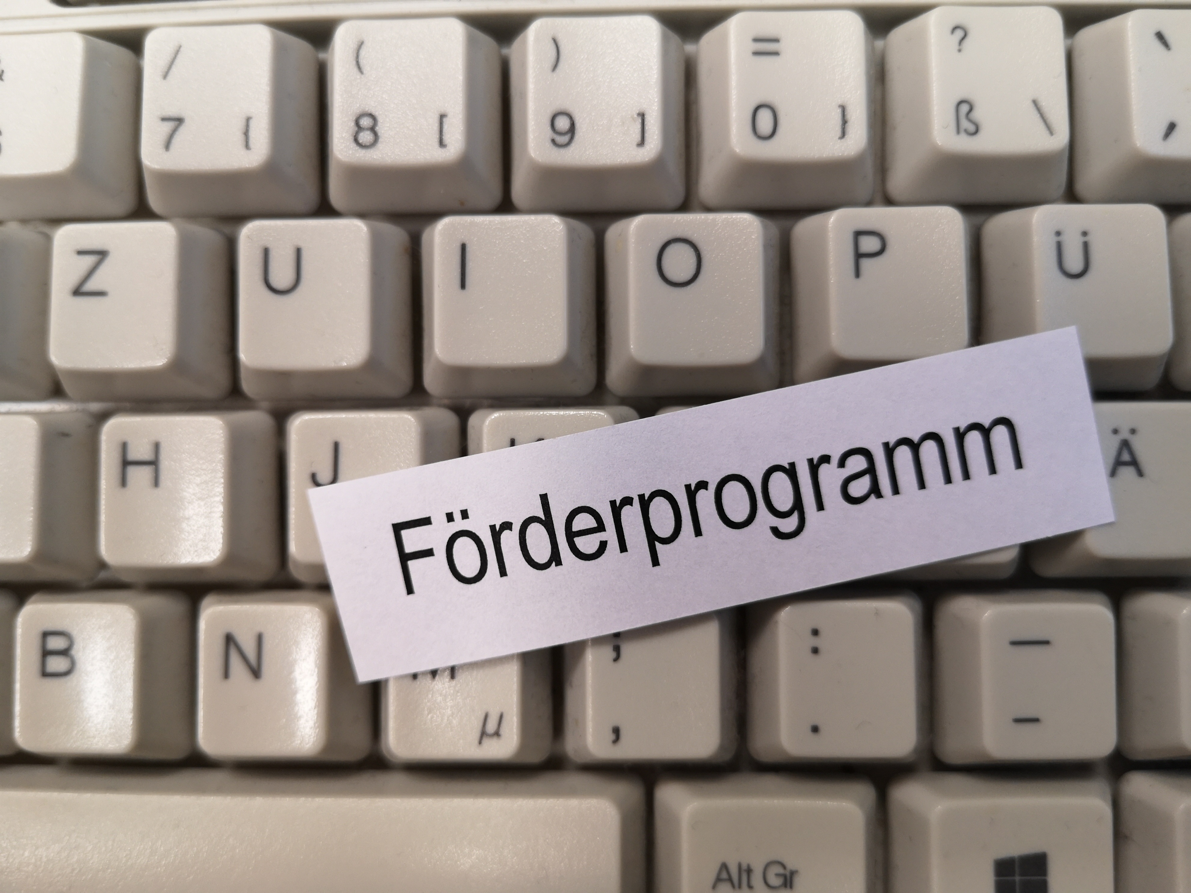 Symbolbild Förderprogramm