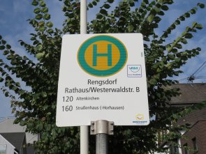 Bushaltestellenschild Bushaltestellenschild