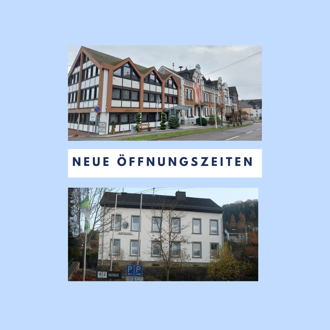 Neue Öffnungszeiten