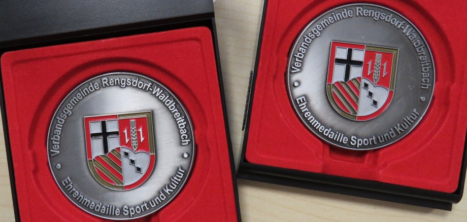 Medaille Sportlerehrung