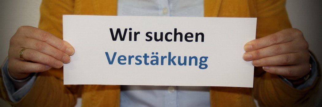 Symbolbild Wir suchen Verstärkung Symbolbild Wir suchen Verstärkung