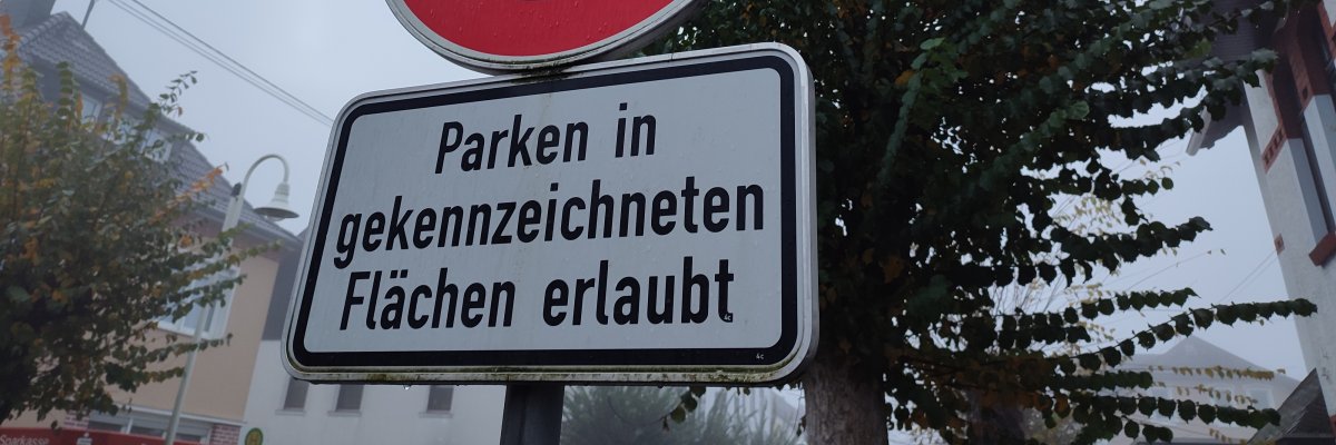 Haltverbotsschild Haltverbotsschild