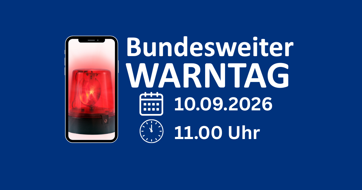 Bundesweiter Warntag 2026