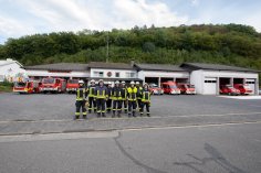 Feuerwehrhaus, Fahrzeuge und Mannschaft Waldbreitbach Feuerwehrhaus, Fahrzeuge und Mannschaft Waldbreitbach