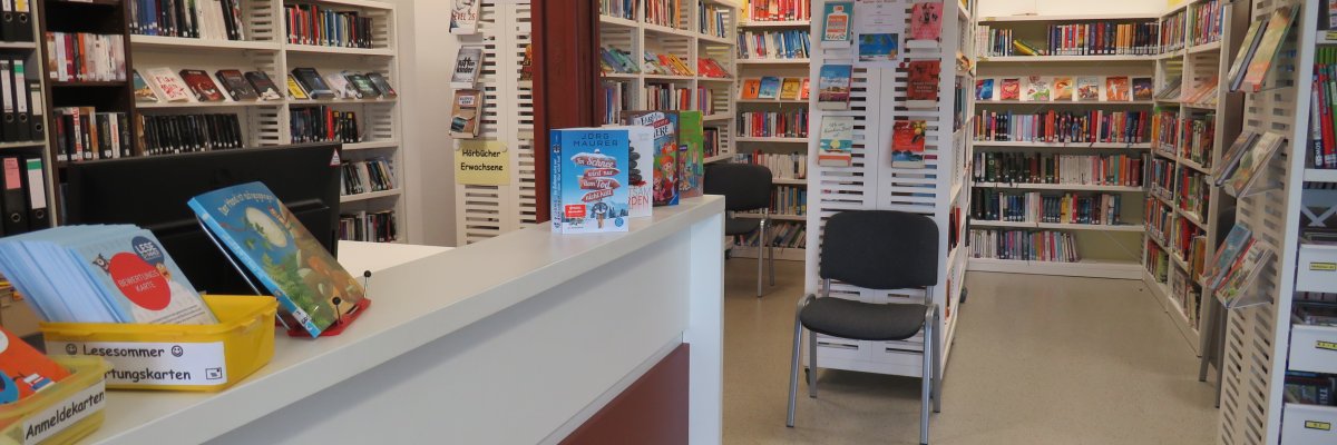 Verbandsgemeindebücherei Rengsdorf Blick in die Bücherei