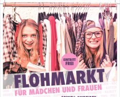 Plakat Flohmarkt für Mädchen und Frauen