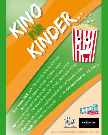 KinderKino Flyer Vorderseite