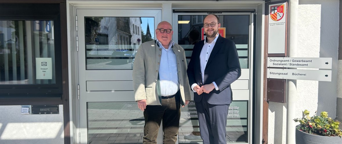 Hegeringsleiter Zorn und Bürgermeister Fischer